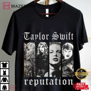Taylor Swift Reputation Album Music Vintage T Shirt (1)