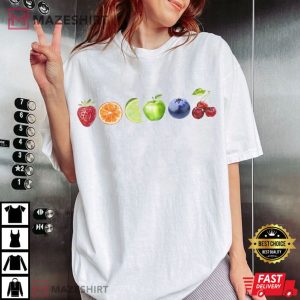 Fruity Y2K Pride Month Lesbian Gay Bisexual Trans Comfort Colors T Shirt (1)