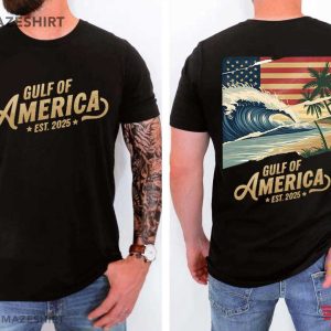 Gulf Of America Est 2025 Donald Trump Patriotic T Shirt (2)