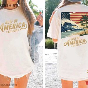 Gulf Of America Est 2025 Donald Trump Patriotic T Shirt (1)