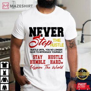 Challenge Red Jordan 14 Sneakers Stay Humble Matching T Shirt (1)