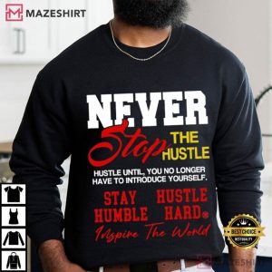 Challenge Red Jordan 14 Sneakers Stay Humble Matching T Shirt (3)