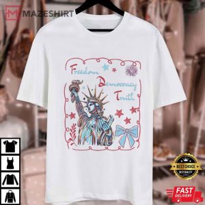 Anti Trump Freedom Democracy Truth FDT Patriotic Comfort Colors T Shirt ( (4)