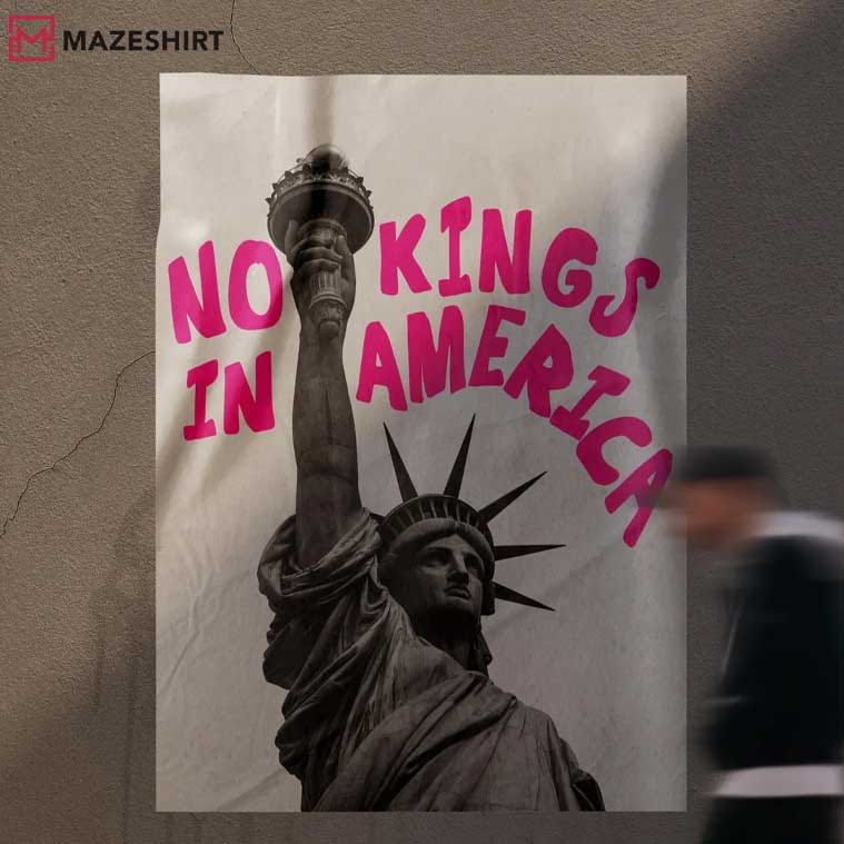 Anti Trump No Kings Liberty Resistance Protest Sign Political Poster Anti Trump No Kings Liberty Resistance Protest Sign Political Poster