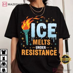 Ice Melts Under Resistance Anti Trump Abolish ICE T Shirt (3)