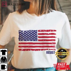 Resist No Kings Protest 4th Of July Liberal Abolish ICE T Shirt (2)