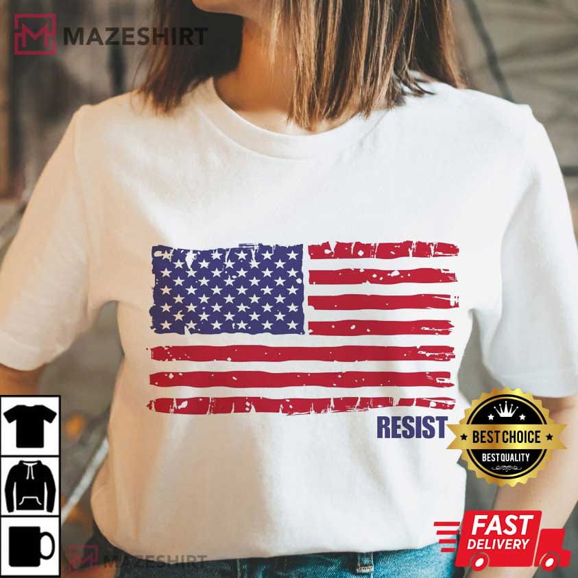 Resist No Kings Protest 4th Of July Liberal Abolish ICE T-Shirt Resist No Kings Protest 4th Of July Liberal Abolish ICE T-Shirt