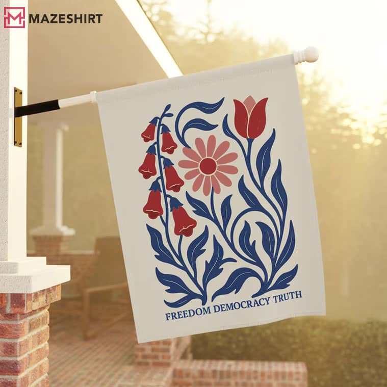 Subtle Anti Trump Freedom Democracy Truth Daisy Tulip Garden Flag Subtle Anti Trump Freedom Democracy Truth Daisy Tulip Garden Flag