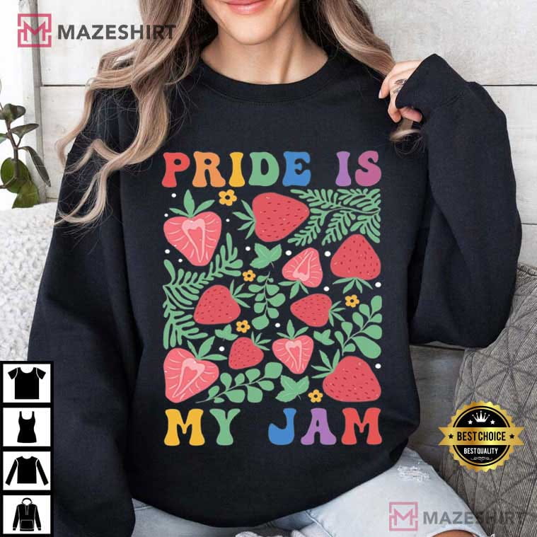 Pride Is My Jam Groovy LGBTQ+ Pride Month Equality T-Shirt Pride Is My Jam Groovy LGBTQ+ Pride Month Equality T-Shirt