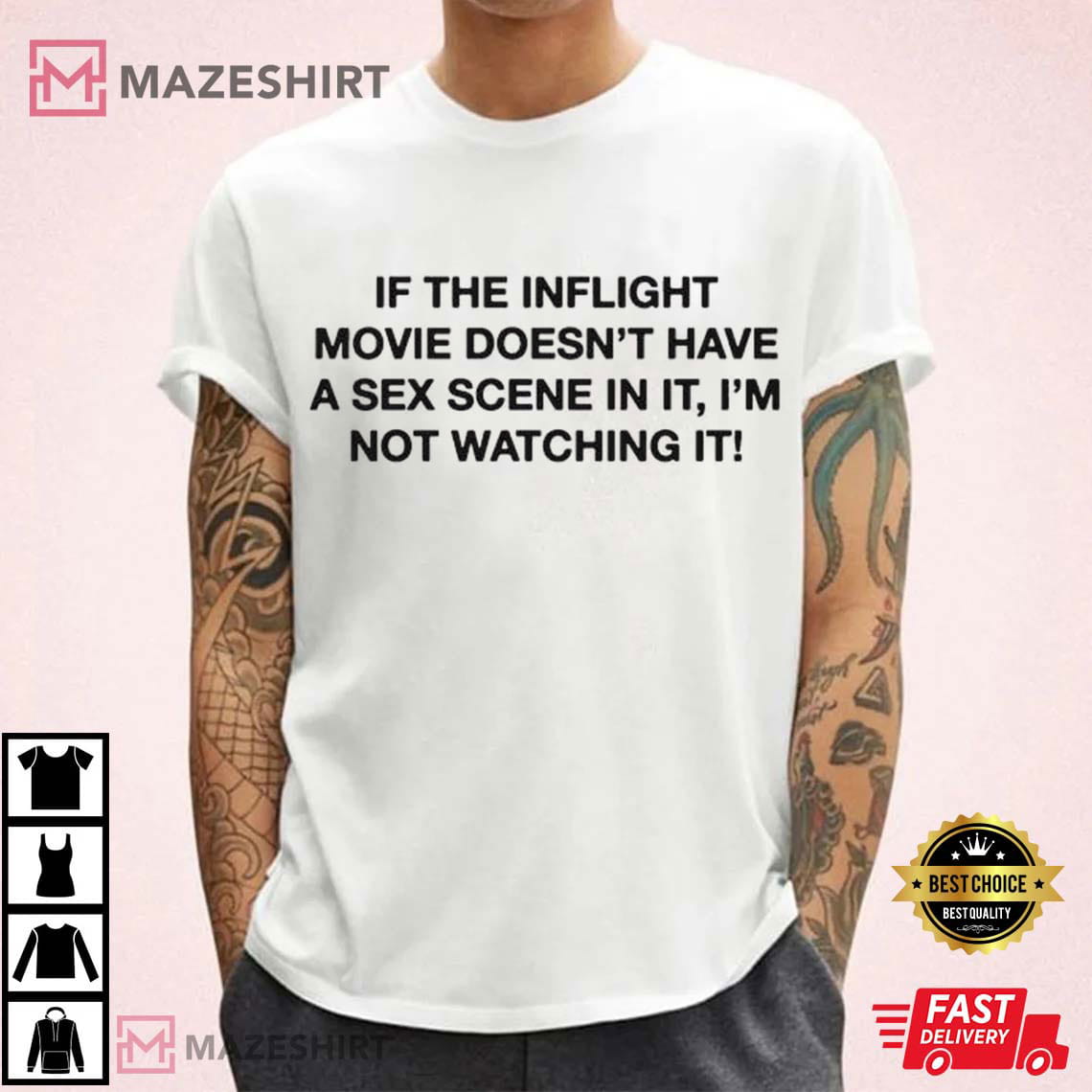 If The Inflight Movie Doesn’t Have A Sex Scene Funny T-Shirt If The Inflight Movie Doesn’t Have A Sex Scene Funny T-Shirt