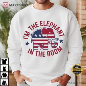 I'm The Elephant In The Room Political Vote Republican T Shirt (4)