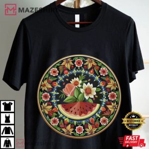Solidarity Palestine Save Gaza Watermelon Symbol Freedom T Shirt (2)