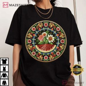 Solidarity Palestine Save Gaza Watermelon Symbol Freedom T Shirt (3)