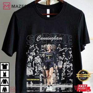 Sophie Cunningham The Enforcer Basketball Indiana Fever T Shirt (1)