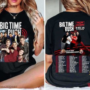 Big Time Rush In Real Life Worldwide Tour 2025 T Shirt (2)