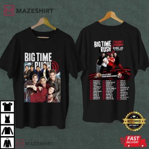 Big Time Rush In Real Life Worldwide Tour 2025 T Shirt (1)