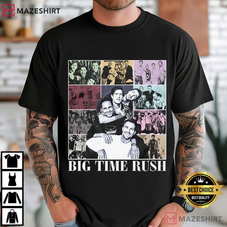 Big Time Rush Boy Band Music Tour 2025 Vintage T-Shirt Big Time Rush Boy Band Music Tour 2025 Vintage T-Shirt