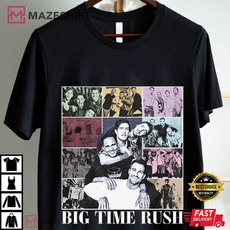 Big Time Rush Boy Band Music Tour 2025 Vintage T-Shirt Big Time Rush Boy Band Music Tour 2025 Vintage T-Shirt