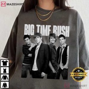 Limited Big Time Rush In Real Life Worldwide Tour 2025 T Shirt (1)