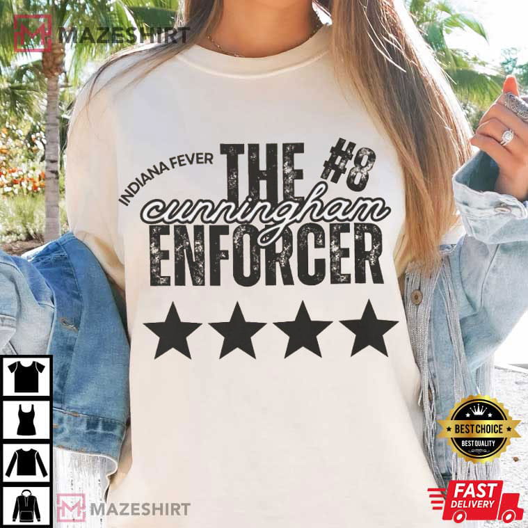 Sophie Cunningham The Enforcer Indiana Fever Sports T-Shirt Sophie Cunningham The Enforcer Indiana Fever Sports T-Shirt