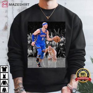 Alex Caruso With Nikola Jokic Oklahoma City Basketball Funny T Shirt (4)