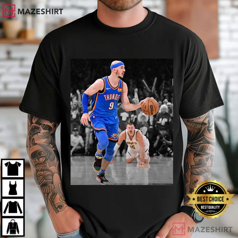 Alex Caruso With Nikola Jokic Oklahoma City Basketball Funny T-Shirt Alex Caruso With Nikola Jokic Oklahoma City Basketball Funny T-Shirt