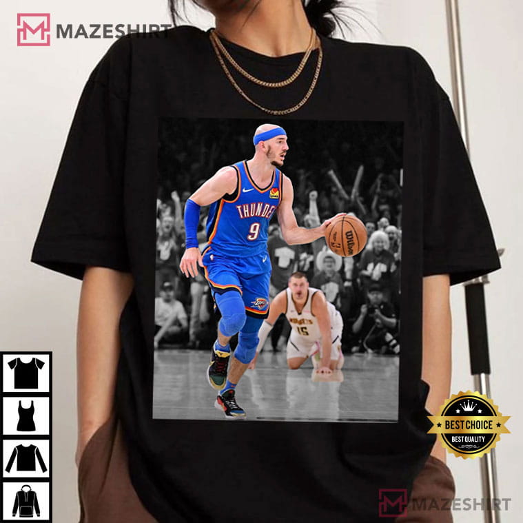 Alex Caruso With Nikola Jokic Oklahoma City Basketball Funny T-Shirt Alex Caruso With Nikola Jokic Oklahoma City Basketball Funny T-Shirt