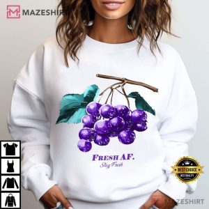 Fresh Grape Air Jordan 5 Grape Sneakers T Shirt (4)