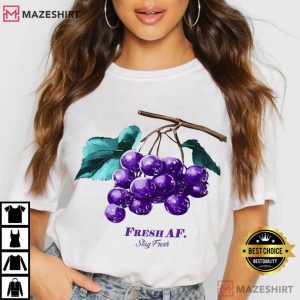 Fresh Grape Air Jordan 5 Grape Sneakers T Shirt (2)