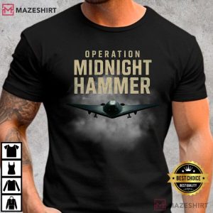 Operation Midnight Hammer B2 Stealth Bomber Military T Shirt (3)