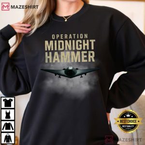 Operation Midnight Hammer B2 Stealth Bomber Military T Shirt (2)