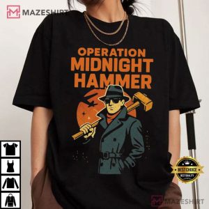 Operation Midnight Hammer American Flag Military T Shirt (4)