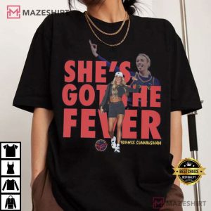 Indiana Fever Basketball Sophie Cunningham WNBA T-Shirt