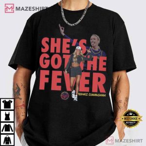 Indiana Fever Basketball Sophie Cunningham WNBA T Shirt (3)