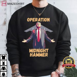 Operation Midnight Hammer Donald Trump B2 Stealth Jet T Shirt (4)