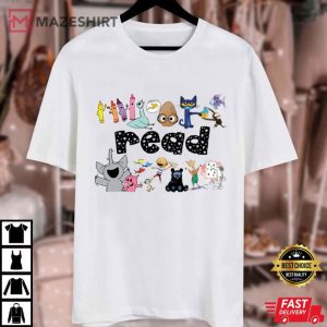 Read Children's Books Teacher Kindergarten Gift T Shirt (2)