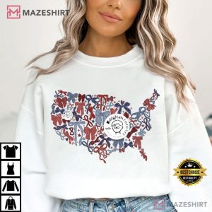 Retro America Coquette Inauguration Day USA 4th Of July T Shirt ( (4)