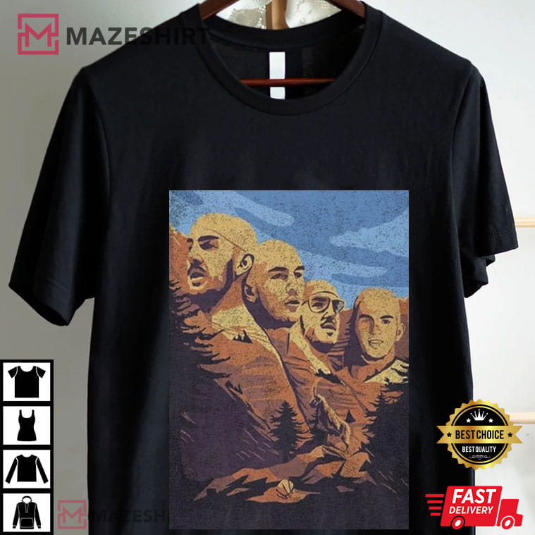 Alex Caruso Mount Rushmore OKC Thunder Championship Parade T-Shirt Alex Caruso Mount Rushmore OKC Thunder Championship Parade T-Shirt