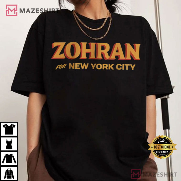 Zohran Mamdani For New York City Democrats DSA T-Shirt Zohran Mamdani For New York City Democrats DSA T-Shirt