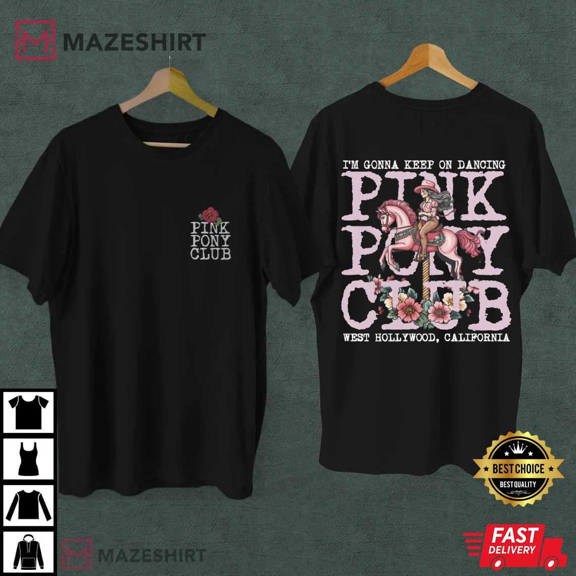 Pink Pony Club Midwest Princess 2024 Tour Music T-Shirt Pink Pony Club Midwest Princess 2024 Tour Music T-Shirt