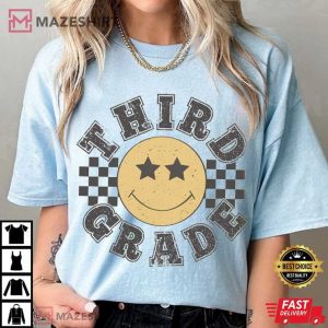 Retro Third Grade Teacher First Day Of School Matching T Shirt (3)