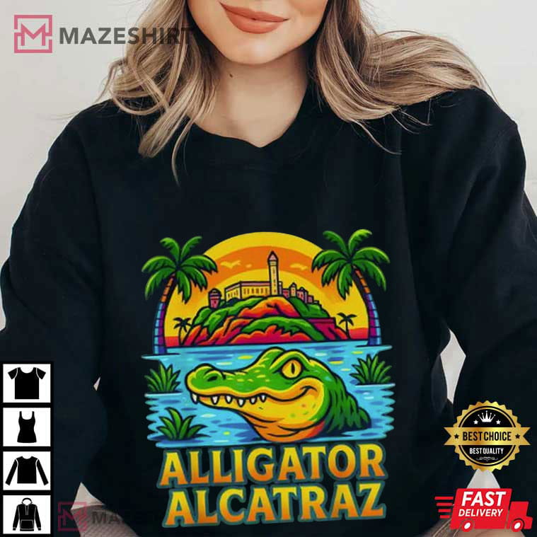 Florida Everglades Alligator Alcatraz Funny Meme T-Shirt Florida Everglades Alligator Alcatraz Funny Meme T-Shirt