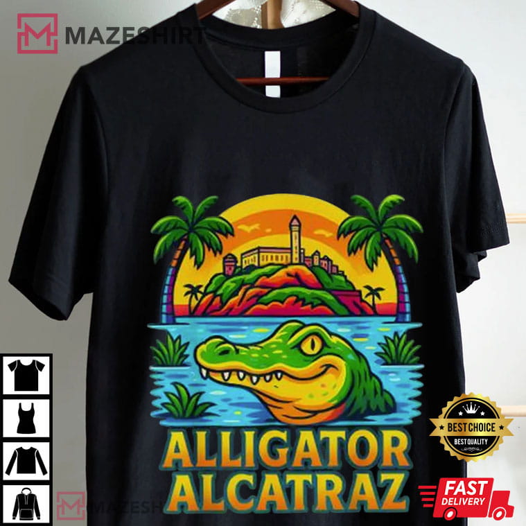 Florida Everglades Alligator Alcatraz Funny Meme T-Shirt Florida Everglades Alligator Alcatraz Funny Meme T-Shirt