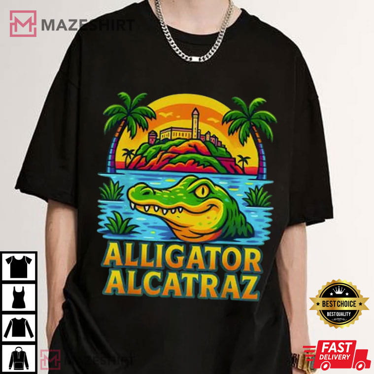 Florida Everglades Alligator Alcatraz Funny Meme T-Shirt Florida Everglades Alligator Alcatraz Funny Meme T-Shirt