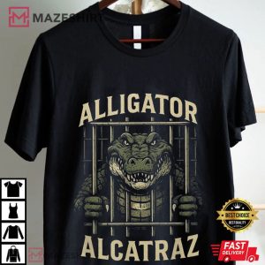 Alligator Alcatraz Everglades Florida Funny Prison Gator T Shirt (4)