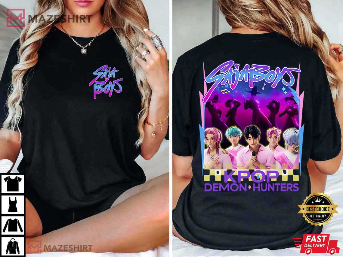 Kpop Demon Hunter Saja Boys Idol Korea Fan Gift T-Shirt Kpop Demon Hunter Saja Boys Idol Korea Fan Gift T-Shirt