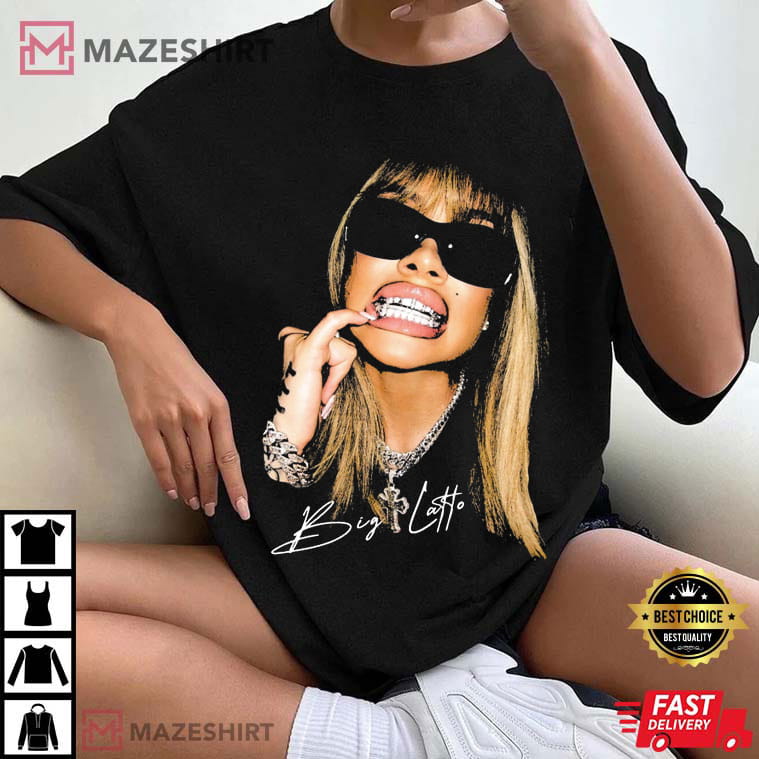 Big Latto Hip Hop Rapper Sugar Honey Iced Tea Concert T-Shirt Big Latto Hip Hop Rapper Sugar Honey Iced Tea Concert T-Shirt