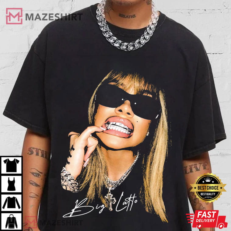 Big Latto Hip Hop Rapper Sugar Honey Iced Tea Concert T-Shirt Big Latto Hip Hop Rapper Sugar Honey Iced Tea Concert T-Shirt