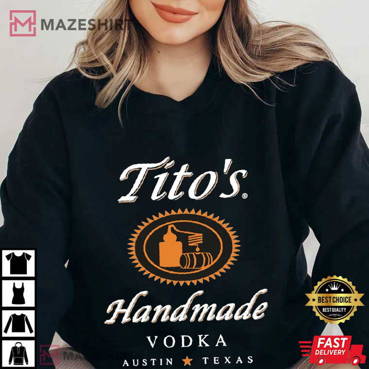 Tito's Handmade Vodka Austin Texas Label Alcohol T-Shirt Tito's Handmade Vodka Austin Texas Label Alcohol T-Shirt