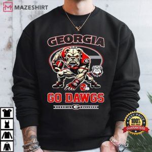 Georgia Bulldogs Mascot Football 2024 Go Dawgs T Shirt (4)
